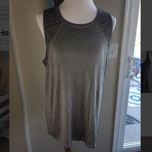 American Eagle Soft & Sexy Tank w/ lace sleeve XL